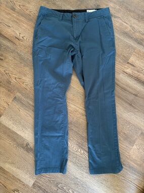 Men's Volcom Navy Blue Casual Chino Pants